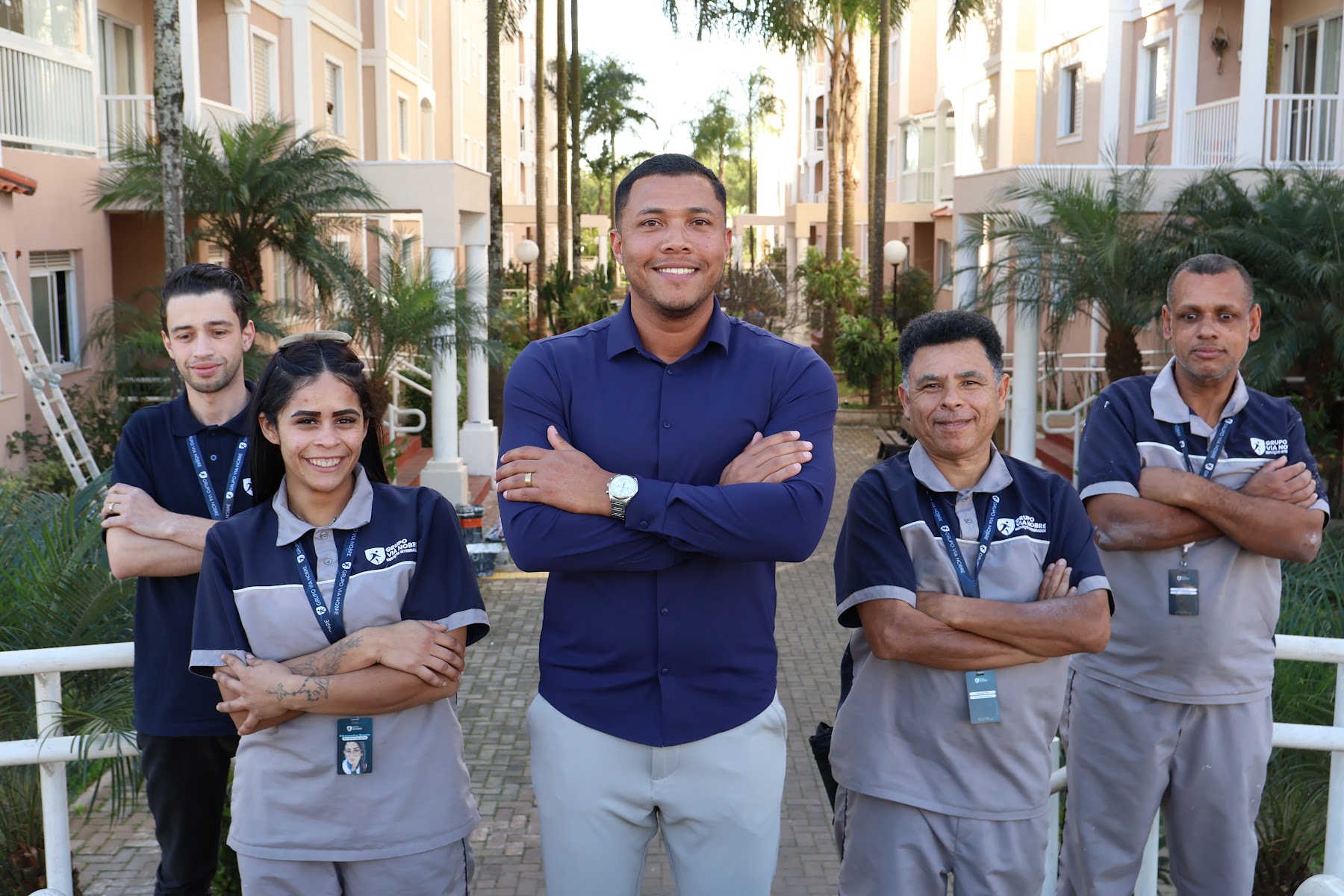 Turno completo em campo — Grupo Via Nobre