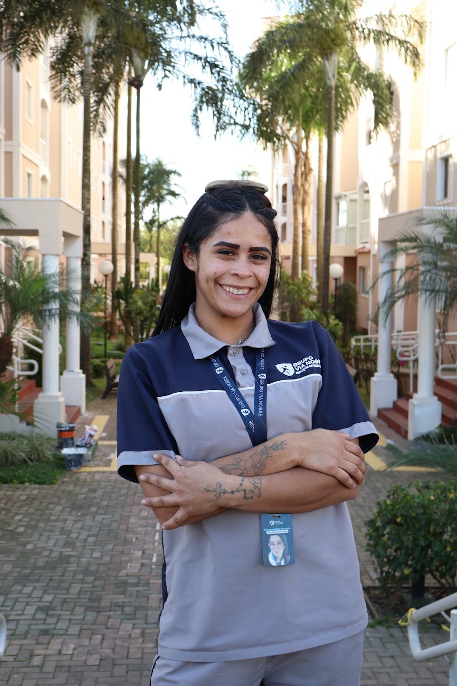 Profissional do time operacional do Grupo Via Nobre